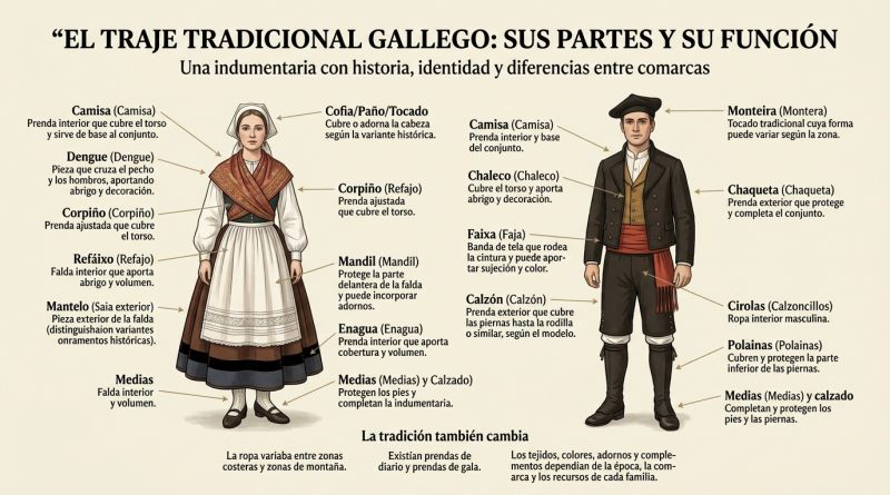 El Domingo das Mozas vuelve a llenar Lugo de trajes tradicionales, música y orgullo gallego