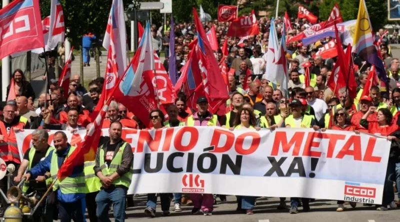 El conflicto del metal vuelve a amenazar la actividad industrial de Lugo con tres nuevas jornadas de huelga
